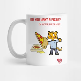 Pizza Cat Addicted Mug